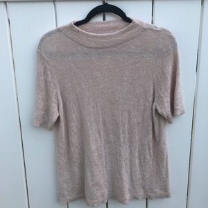 Pink cashmere top